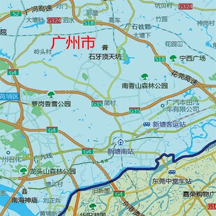 2024新款大湾区地图办公室挂图高清防水墙壁装饰实物推荐定制