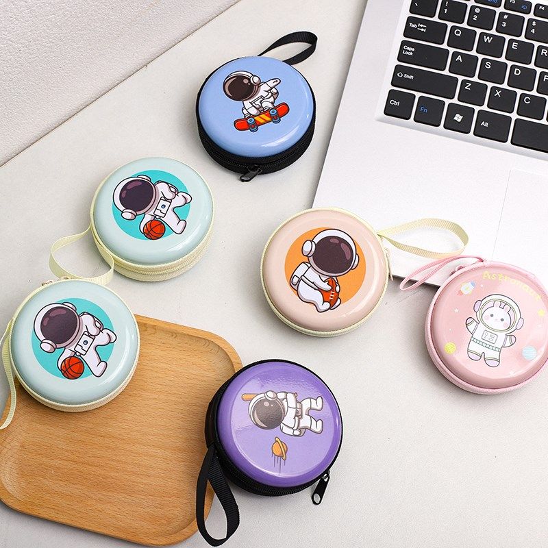 宇航员零钱包卡通耳机包随身便携小巧礼品圆形简约收纳盒送幼儿园,节庆用品/礼品,创意零钱包,淘宝优惠券,粉丝福利购,淘宝优惠卷