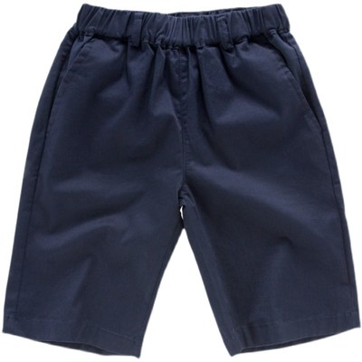 男童休闲短裤夏季薄款卡其色儿童裤子中裤黑色五分裤深蓝色校服裤