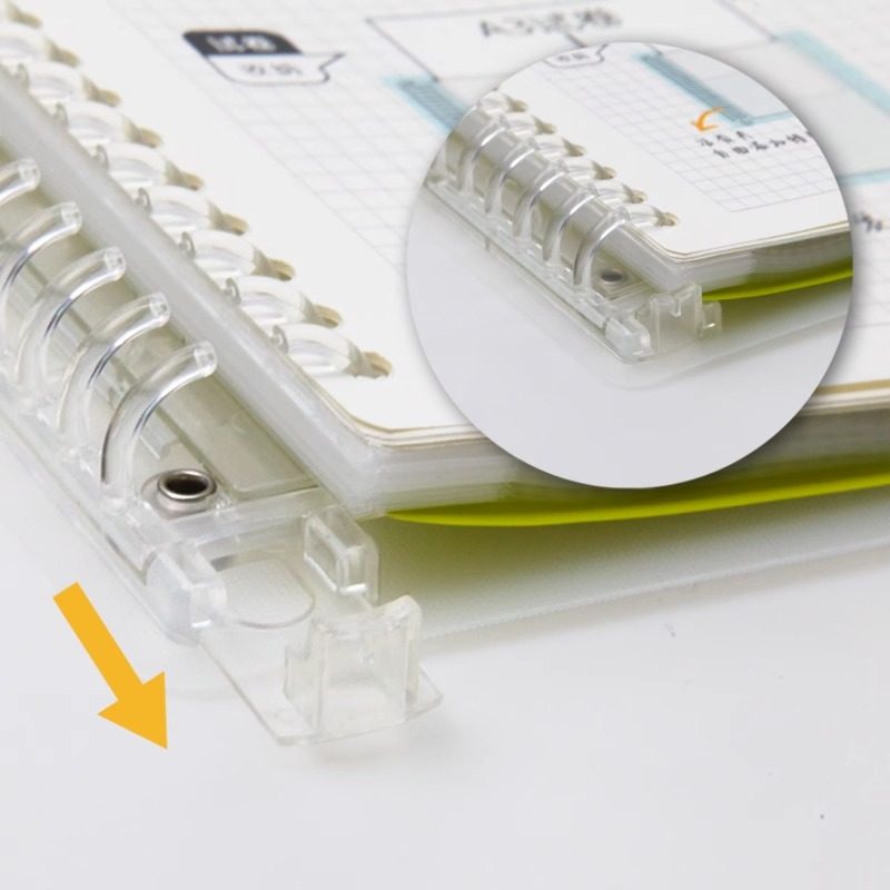 学生试卷收纳册资料册错题试卷册活页文件夹蓝色文件袋透明插页