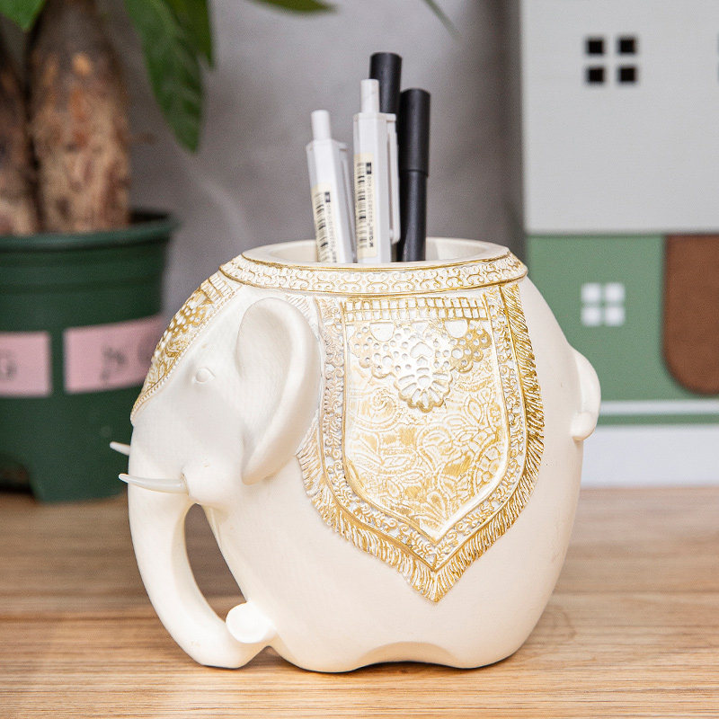 北欧笔筒办公室桌面摆件时尚个性老师办公用品创意文具教师节礼物