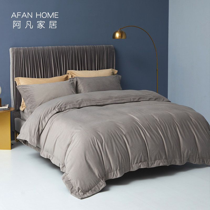 暖糯绒法兰绒四件套冬天加厚珊瑚绒双面绒宝宝绒床笠保暖床上用品