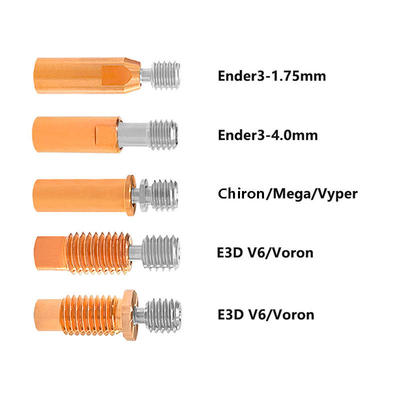 E3DV6 CR10 钛合金紫铜 双金属喉管 Vyper Mega Ender3 3D打印机