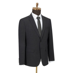 九唐23款宾士新款西服套装男士西装定制商务工作服外套灰色上班服