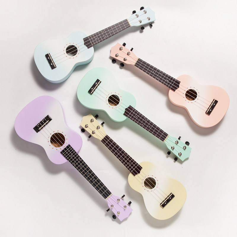 尤克里里初学女生新手儿童成人入门小吉他进阶乐器可爱礼物高颜值