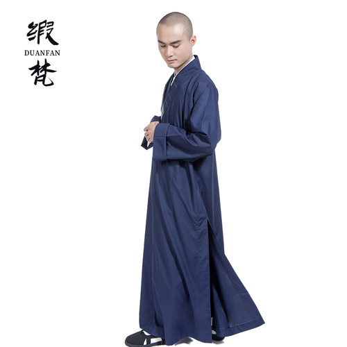 缎梵僧服男女款长褂大褂僧装短褂僧衣四季罗汉褂僧袍春秋季长衫