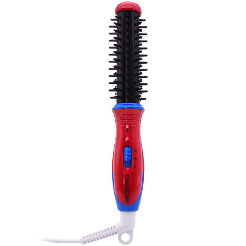 迷你调温卷发梳陶瓷釉卷发器内扣刘海卷发棒梳子