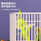 2024新款 鸟笼子鹦鹉生态鸽子笼绣眼铁艺八哥养殖笼家用豪华别墅大