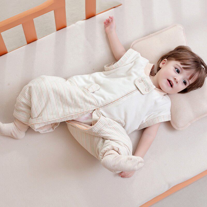 彩棉宝宝睡袋婴儿春秋恒温睡袋新生儿秋冬分腿儿童防踢被四季通用,婴童用品,睡袋/防踢被,淘宝优惠券,粉丝福利购,淘宝优惠卷