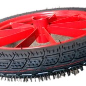 手推车建筑斗车人力车劳动车板车工矿推车灰斗车轮子轱辘