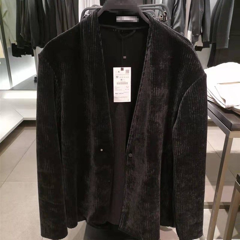 ZA XIONG 春季新款男装 08288640801 灯芯绒休闲西装08288640800,男装,休闲西服,淘宝优惠券,粉丝福利购,淘宝优惠卷