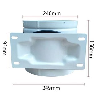 带支架厨房抽油烟机排气扇10寸250mm强力排风扇换气扇管道风机