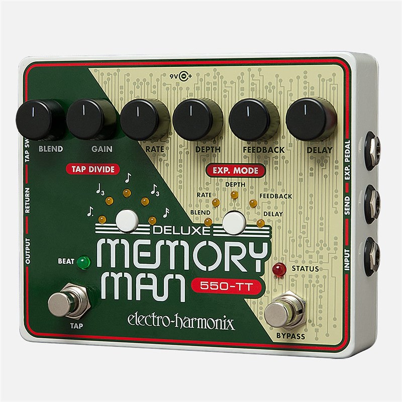 EHX Deluxe Memory Man 550-TT 模拟延时延迟Delay单块效果器
