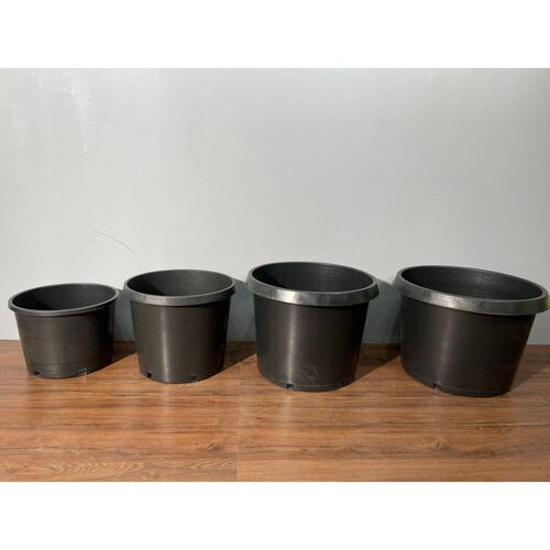 定制直供黑色加仑盆 多规格加厚大号育苗盆加仑盆 塑料大花盆定制