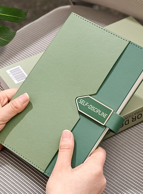 商务办公笔记本子会m议记录本记事本工作高颜值日记本成人定制log