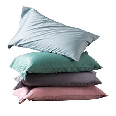 60支纯棉枕套一对装全棉单人枕芯套48x74cm成人枕头罩50x80大号90