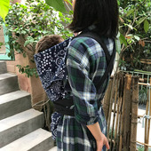 传统简易四川背小孩 婴儿背带老式 两用老式 后背式 背巾 传统前抱式