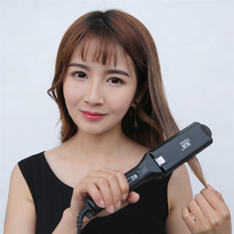 陶瓷夹板离子烫直发器蓬松玉米须大小烫波浪垫发根电夹板玉米夹板
