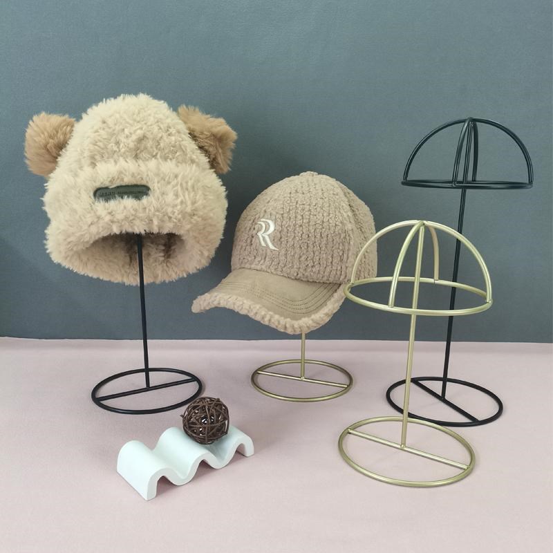 帽子展示架帽架帽托支架落地铁艺帽托内撑展示架支架定型帽子架子