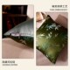 轻奢禅意抱枕家用沙发客厅靠垫高级贡缎面料靠枕新中式 可拆洗坐垫