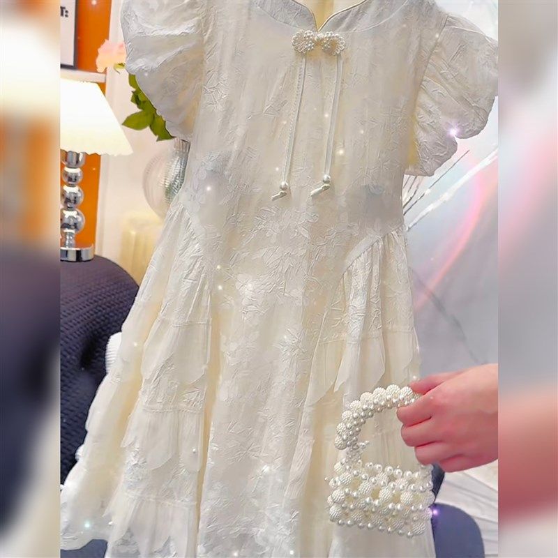 女童连衣裙夏装2024新款儿童国风旗袍裙女孩新中式礼服夏季公主裙,童装/婴儿装/亲子装,连衣裙,淘宝优惠券,粉丝福利购,淘宝优惠卷