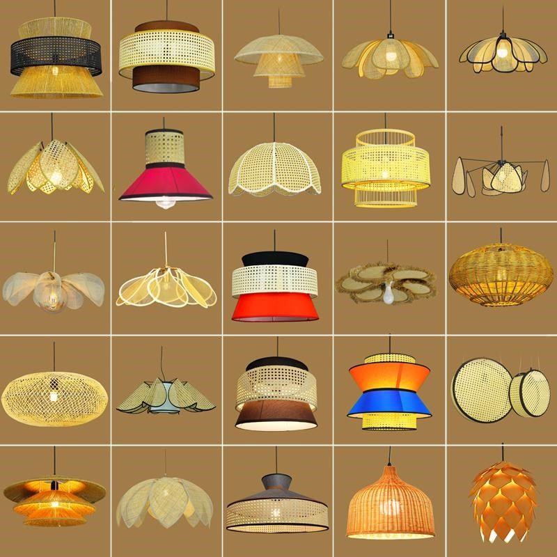 侘寂风藤编吊灯麻绳民宿餐饮店餐厅卧室布艺禅意日式花瓣灯具中式,家装灯饰光源,酒店/宴会厅/餐饮吊灯,淘宝优惠券,粉丝福利购,淘宝优惠卷