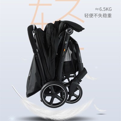 法贝尼婴儿推车轻便高景观宝宝推车大童伞车可坐可平躺铝合金飞机