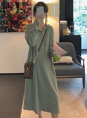 哺乳衣春秋d装外出时尚韩版休闲长袖显瘦喂奶连衣裙产后母乳期衣