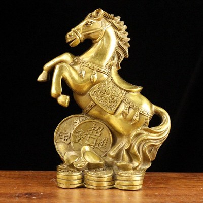 铜马摆件生肖g马黄铜金属家居装饰品礼品摆设摆件