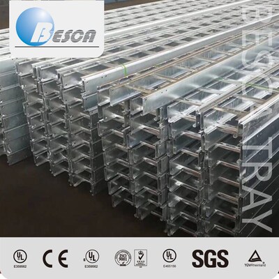 热浸锌梯式桥架 400*100 NEMAX标准电缆桥架