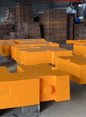 起重机配重砝码10吨砝码叉吊两用标准砝码10T/10000kg方形砝码