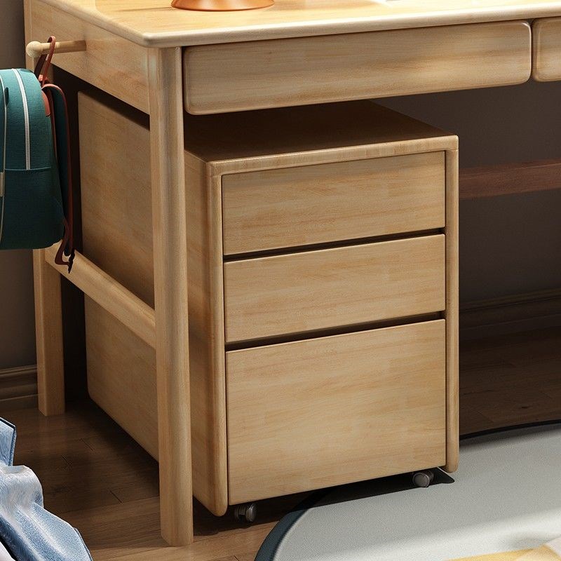 实木书桌b置物柜斗柜现代简约可移动收纳柜小户型卧室床边柜床头