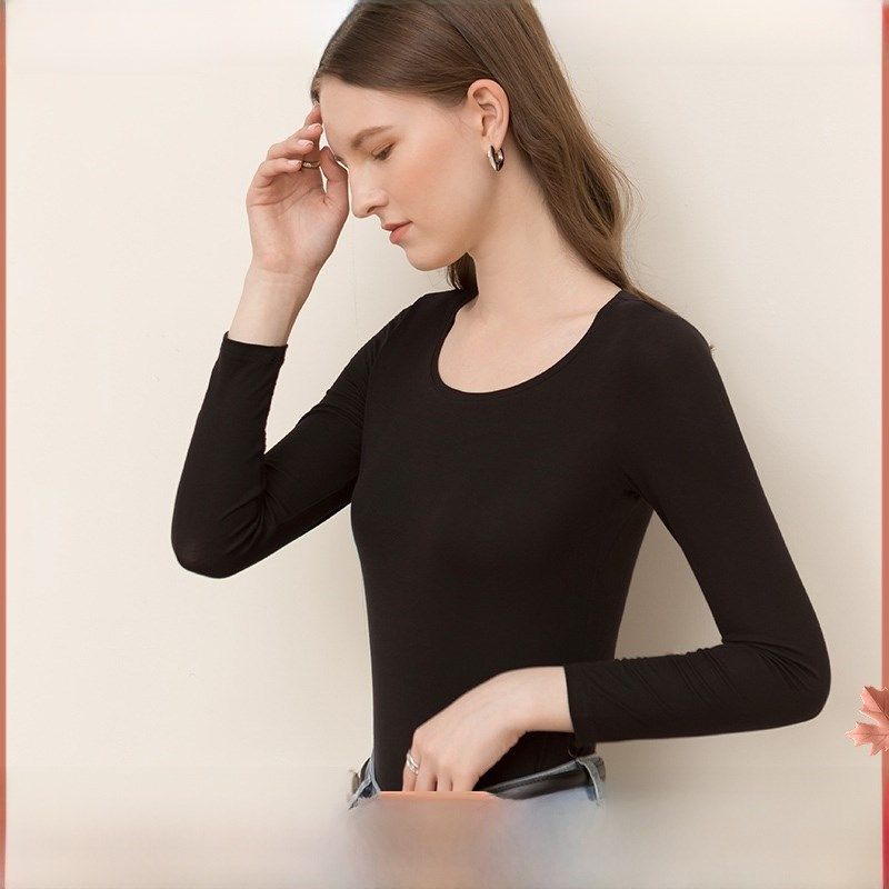 多宝世韩式春季修身圆领女式t恤黑白九分袖低领上衣,女装/女士精品,T恤,淘宝优惠券,粉丝福利购,淘宝优惠卷