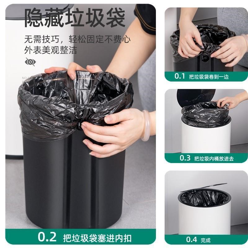 厨房分类垃圾桶家用客厅创大号按压式有盖圾卫生间厕所纸篓
