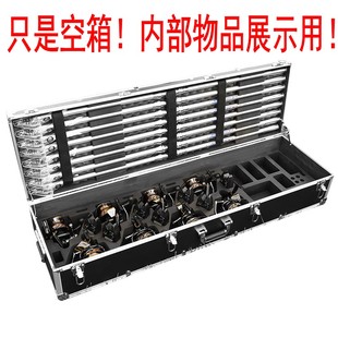 远投杆箱渔具箱海竿大轮垂钓专用箱8杆8轮 12000型 轮子适合5000