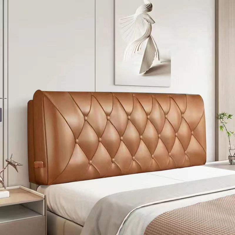 家居床头靠垫加厚床头罩超厚加厚床头J软包全包皮床头罩全包万能