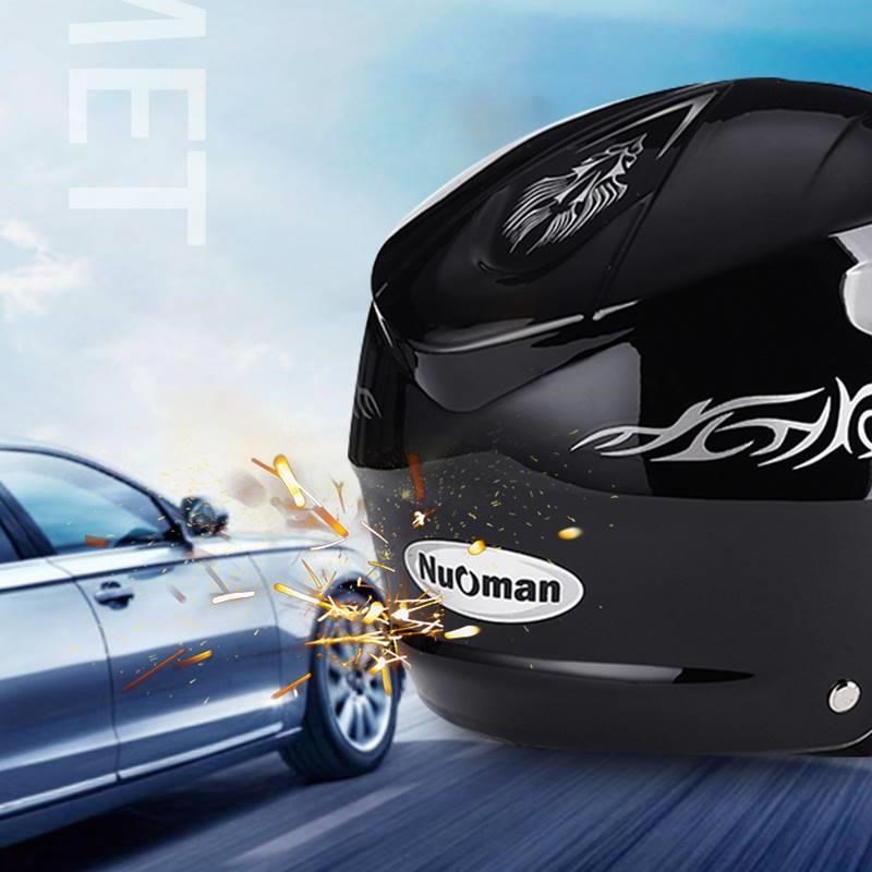 电动电瓶车头盔秋季防晒潮流w四季通用男女士半盔灰韩版秋天安全