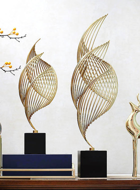 创意现代简约玄关工艺品客厅轻奢电视柜酒柜家居装饰品摆件北欧