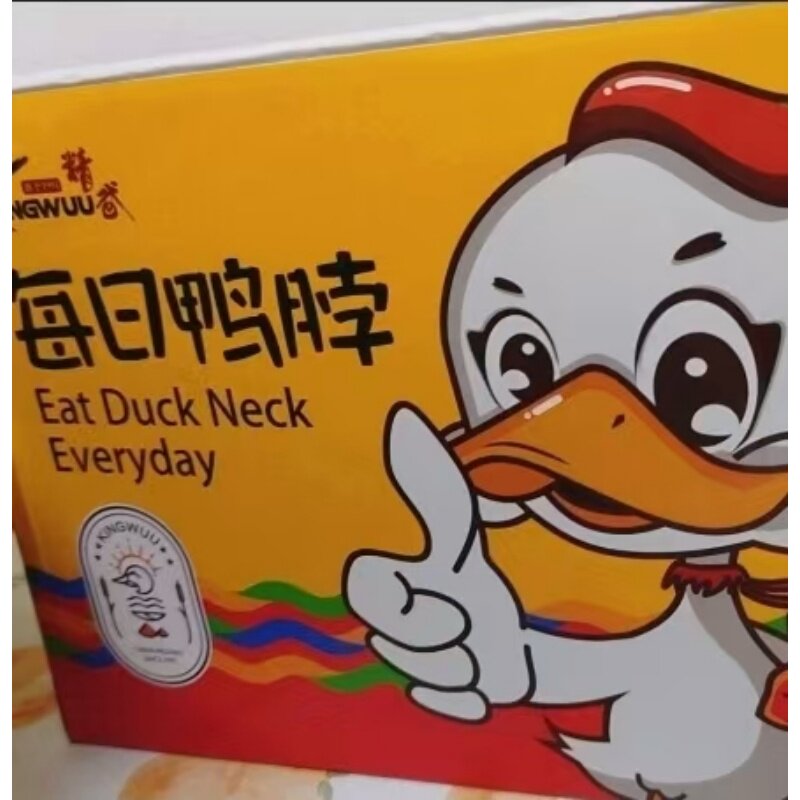 精武麻辣鸭脖卤味即食零食鸭脖子厂家休闲 肉类网红零食