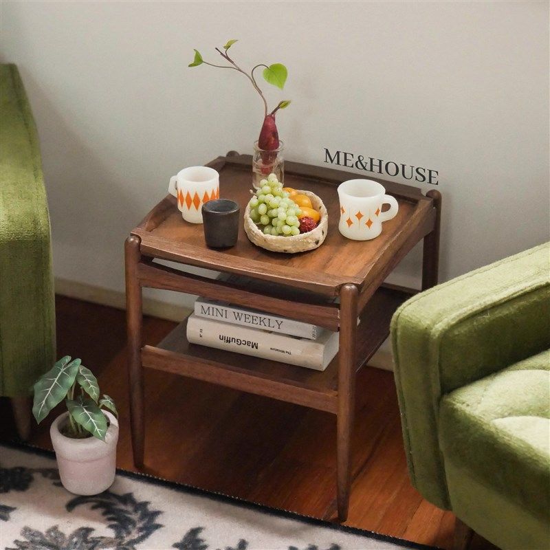 玩具】实木小方几 茶几边几6分娃屋迷你微缩客厅卧室摆件家居模型,模玩/动漫/周边/娃圈三坑/桌游,BJD场景道具娃屋,淘宝优惠券,粉丝福利购,淘宝优惠卷