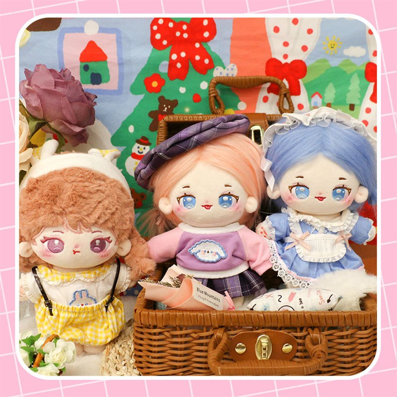 厂货棉花娃娃公仔衣服装扮配饰包包发夹裙旗袍P披肩帽吊带外套裤