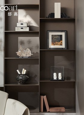 邸高DECO样板房装饰品售楼处中式柜体装饰摆件高级感艺术搭配装