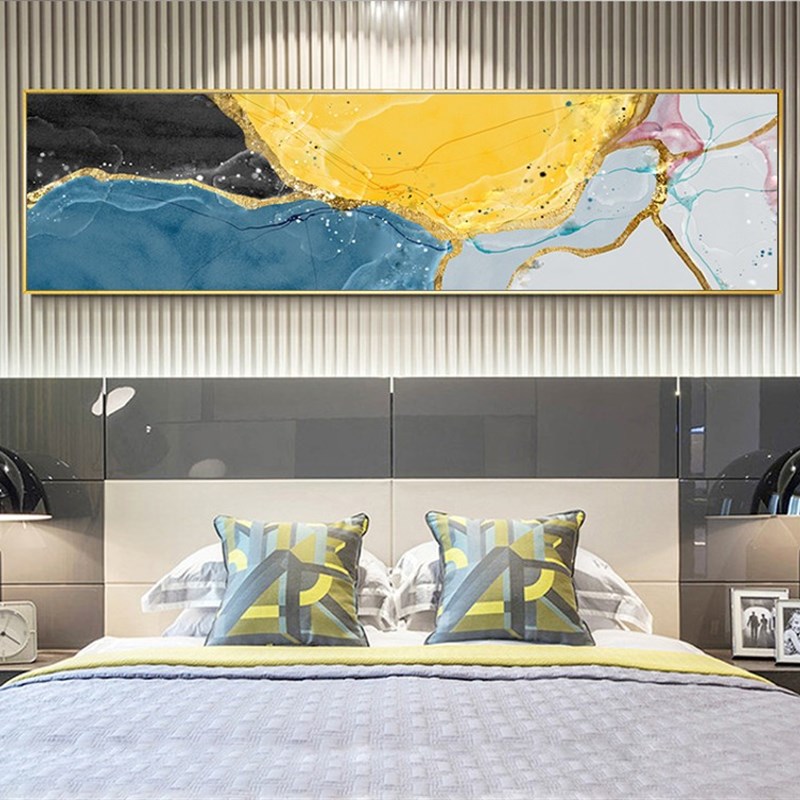 2抽象酒店装饰画卧室床头画卧房间现代客厅沙发背景墙画