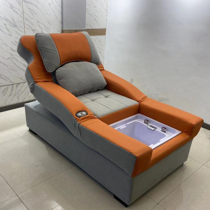 足疗沙发电动一体按摩床浴场休息桑拿泡脚沐足躺椅洗脚组图沙发椅