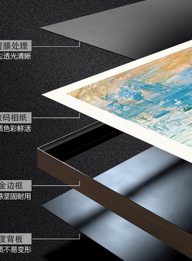 全家福照片放大定制相框挂墙打印加洗相片做成宫格小2寸宝宝画框
