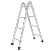 步步稳梯加厚字梯镀锌铁管合梯摺叠梯子工程梯子