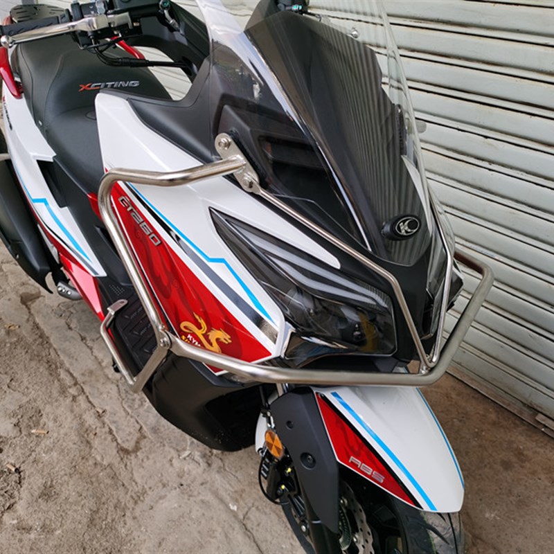 适用于光阳CT0保险杠 CT00前护杠 杠 包围保护杠改装