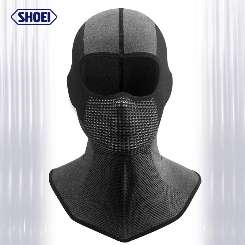 SHOEI 针织无痕头套摩托车骑行机车四季通用面罩长款男女冬季