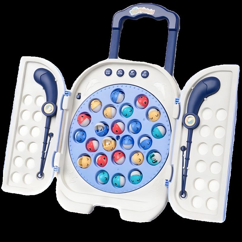 钓鱼行李箱儿童益智电动磁性鱼早教小孩宝宝男孩女孩益智装,玩具/童车/益智/积木/模型,钓鱼类玩具,淘宝优惠券,粉丝福利购,淘宝优惠卷