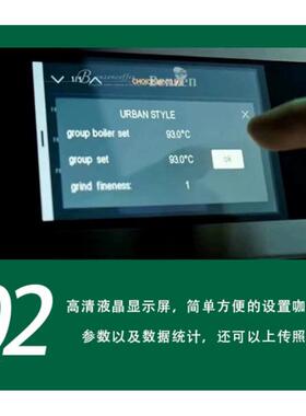 WEGA URBAN意式电控 毕加索双头咖啡机 LED白色双边其它商用